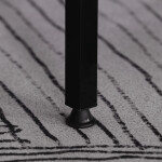 Regál, 3 police, dekor dub, MDF, černý lak