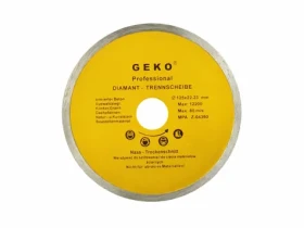 GEKO G00241 / Řezný kotouč diamantový celoobvodový / 125 x 8 x 22.2 mm (G00241)