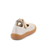 Dívčí plátěné barefoot přezůvky CANVAS T-BAR GOLD SHINE Froddo G1700439-3 - 36