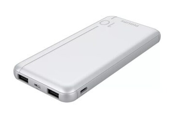 Philips DLP1810NV/62 šedá / Powerbank / 10000 mAh / 2x USB-A (DLP1810NV/62)