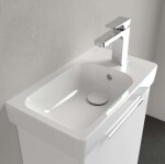 VILLEROY & BOCH - Architectura Umývátko 48x28 cm, s přepadem, otvor pro baterii vpravo, CeramicPlus, alpská bílá 438648R1