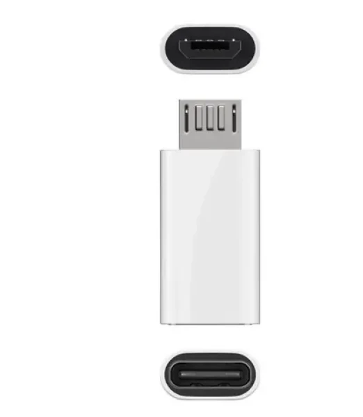 MicroConnect adaptér USB-C (F) - microUSB B (M) bílá (USBMICROUSBC)