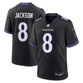 Nike Pánský dres Baltimore Ravens NFL Lamar Jackson #8 2026 Game Alternate Velikost: L