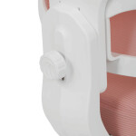 Dětská židle, výškově nastavitelná, růžová síťovina, KA-K1063 PINK