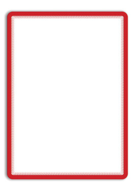 Djois Magneto Solo - magnetický rámeček, A3, červený, 2 ks