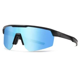VeyRey Sportovní polarizační sluneční brýle Monoal černá obruba modrá skla (8596545423838)