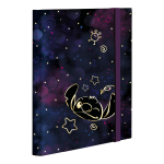 Colorino školní box na sešity s gumičkou, Stitch Gold, A4, hřbet 3 cm, lepenka