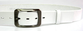 PENNY BELTS 16200 Dámský kožený opasek bílý 90cm