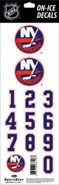Sport Star Samolepky na helmu New York Islanders Decals