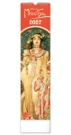 NOTIQUE Nástěnný kalendář Alfons Mucha 2027, 12 x 48 cm (PGN-36840-L)
