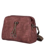 Stylová dámská crossbody kabelka Nikola, červená