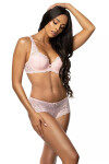 Dámské brazilky 053/54/2 Carmela light pink - MAT růžová S