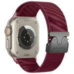 Beline Oblique červený / Pásek pro Apple Watch / 42/44/45/49mm / nylonový