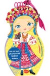 Obliekame ukrajinské bábiky ALINA Maľovanky