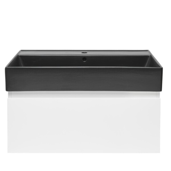 Koupelnová skříňka s umyvadlem SAT B-WAY 79x30x45 cm bílá lesk BWAY80WU2B BWAY80WU2B