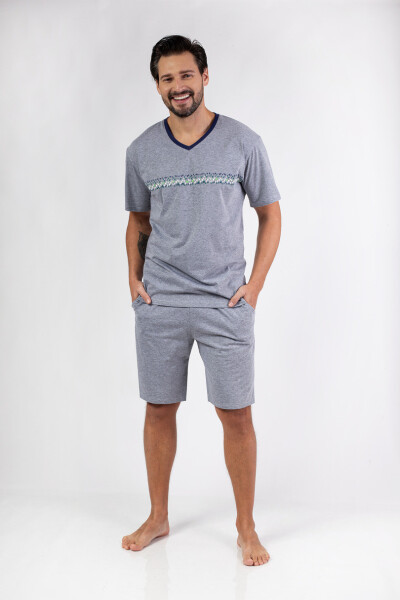 476 PÁNSKÉ PYŽAMO VELKÉ S/25 C.melange XXL