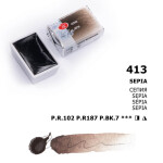 Nevskaya Palitra White nights 1911-413 akvarel 2,5 ml sepie