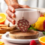 TEA HERITAGE Černý čaj Squirrel Pumpkin – 5 ks, oranžová barva, papír, textil