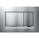 GEBERIT - Duofix Set předstěnové instalace, klozet Alpha se sedátkem, tlačítko Sigma30, chrom mat/chrom SANI11CD2104