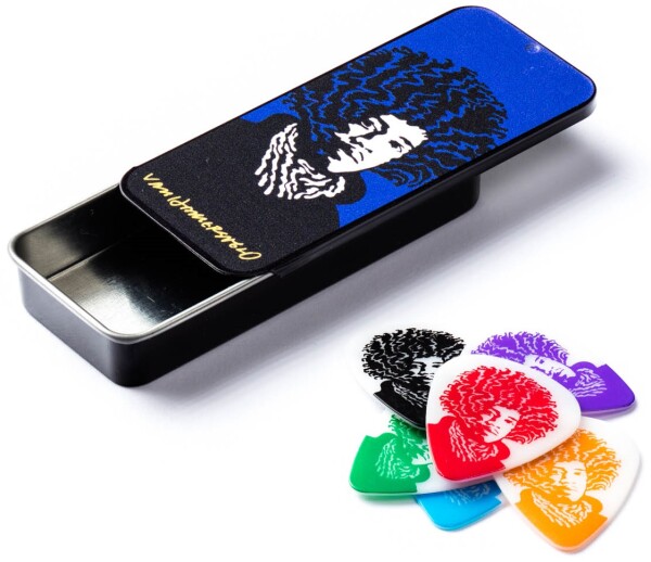 Dunlop Jimi Hendrix Pick Tin Van Hammersfeld Medium