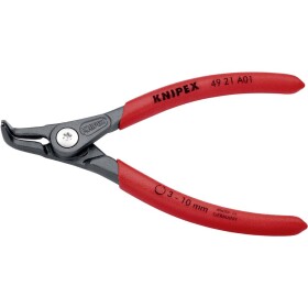 Knipex 49 21 A01 kleště na pojistné kroužky Vhodné pro (kleště na pojistné kroužky) vnější kroužky 3-10 mm Tvar hrotu zahnutý o 90°