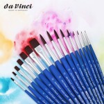 Štětec DaVinci Forte Basic modrý plochý - 2