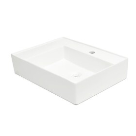Umyvadlo SAT Cube Way 60x46 cm otvor pro baterii uprostřed SATCW6046L SATCW6046L