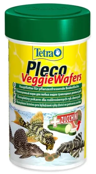 Tetra Pleco Veggie Wafers / Krmivo pro sumečky / tablety / 100 ml (A1-151208)