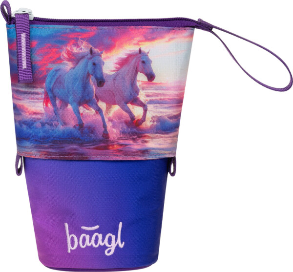 Školní penál Pastelkovník Koně Srdce GRS