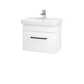 Dřevojas - Koupelnová skříňka SOLO SZZ 55 - M01 Bílá mat / Úchytka T06 / M01 Bílá mat 205485H
