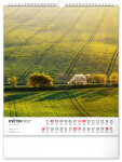 Nástěnný kalendář 2027 Notique Toulky moravskou krajinou, 30 x 34 cm