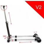 Wheel Stand Pro, stojan na volant a pedály pro Thrustmaster SPIDER, T80/T100,T150,F458/F430, červený