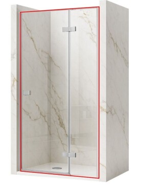 REA - Sprchové dveře bez stěnového profilu ATLAS chrom 120 P REA-K4668