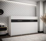 Vyklápěcí postel HH120 Barva korpusu: Bílá mat + Dub Artisan