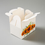 Výslužková krabice s rukojetí Yellow 20x13x11cm