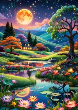 ALIPSON Puzzle Noc za úplňku