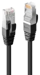 Lindy S/FTP Cat6 15m černá / Patch kabel / RJ45-RJ45 / PIMF LSOH (45608)