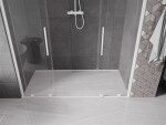 MEXEN/S - Velar Duo posuvné sprchové dveře 180, transparent, białe 871-180-000-02-20
