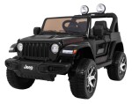 Mamido Elektrické autíčko Jeep Wrangler Rubicon 4x4 černé