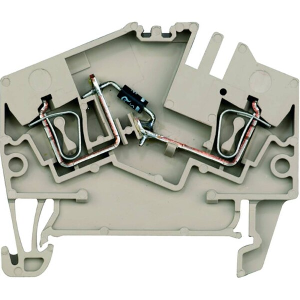 Weidmüller 1779110000 řadová svorka pro konstrukční prvky pružinová svorka Tmavě béžová 20 ks