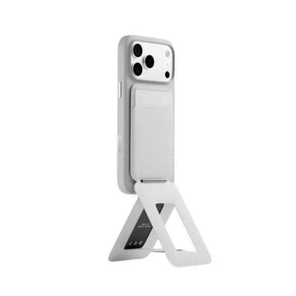 Moft Movas Snap Tripod Misty Cove / Peněženka a stojánek / MagSafe / Tripod / Vegan Leather (MS027W-1-ME-MCGY)