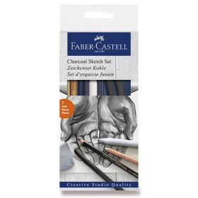 Faber-Castell Umělecká sada Goldfaber Charcoal Sketch sada 7 kusů 114002