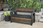 KETER DECO GARDEN lavice 227 L - Walnut