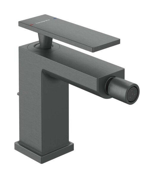 HANSGROHE - Tecturis E Bidetová baterie s výpustí, EcoSmart, kartáčovaný černý chrom 73200340