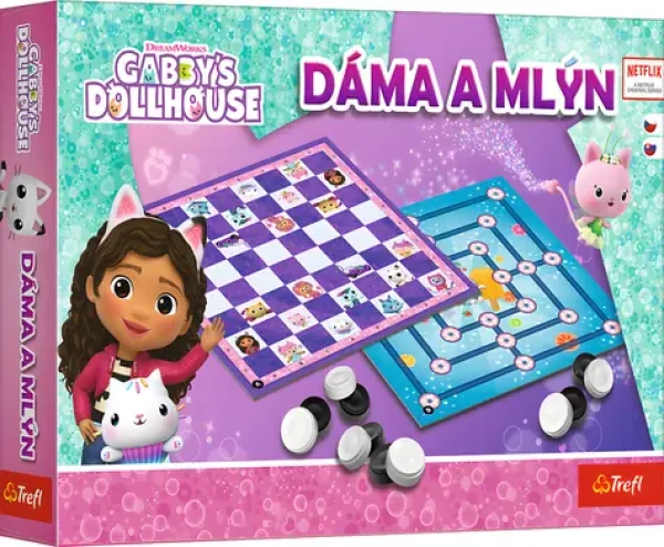 TREFL Hra Dáma a Mlýn: Gábinin kouzelný domek