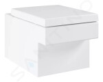 GROHE - Cube Ceramic WC sedátko se sklápěním SoftClose, duroplast, alpská bílá 39488000