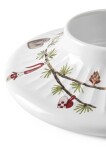 KÄHLER Porcelánový svícen Hammershøi Christmas 13 cm, bílá barva, porcelán