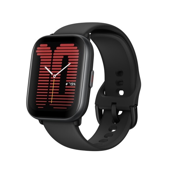 Amazfit Active černá / Chytré hodinky / 1.75" AMOLED / 5ATM / Bluetooth / Android iOS (6972596106920)