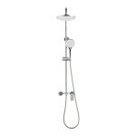 INVENA - Sprchový sloup s baterií, Rikia, chrom AU-24-B01-G