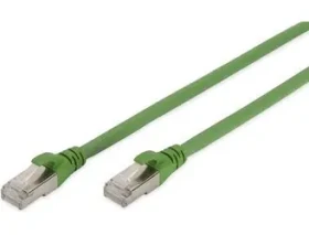 Digitus CAT6a S/FTP 1m zelená / Patch kabel / PUR / PoE++ (DK-1644-A-PUR-010)